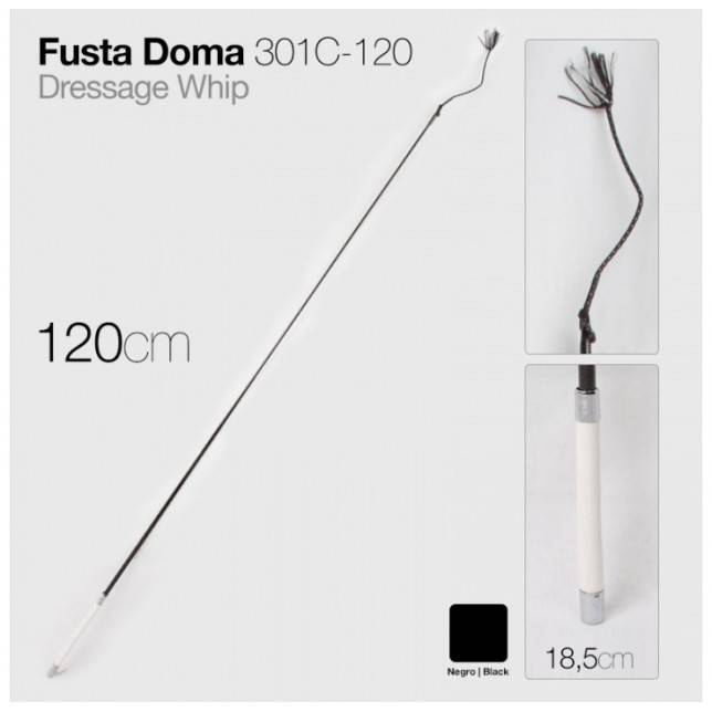 FUSTA DOMA 301C-120 NEGRO 120cm ZALDI